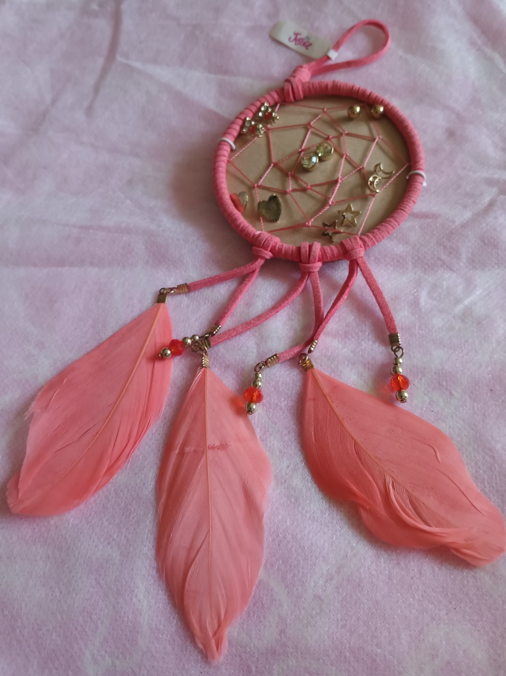 JUSTICE DREAM CATCHER GOLD TONE EARRINGS SET